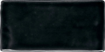 Dune Ceramica, Black&white - 226660  - Atelier Black, Glossy , 7.5x15cm, 9.00mm