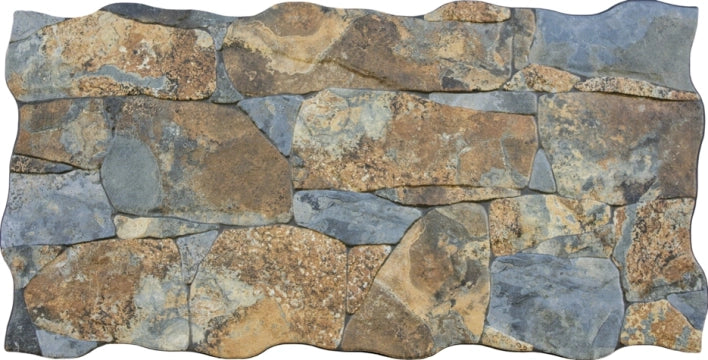 Porcelanicos Hdc, Vulcano - Oxido, Naturale, 33.3x65cm, 9.70mm, Rett.