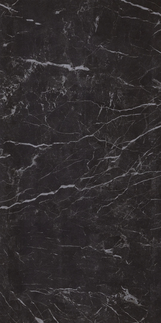 Casalgrande Padana, Marmoker - Nero Creta, Lucida, 160x320cm, 6.50mm, Rett.