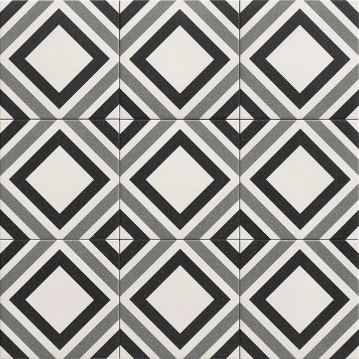 Mainzu, Trinity - Belfast Black, Mate, 20x20cm, 10.00mm