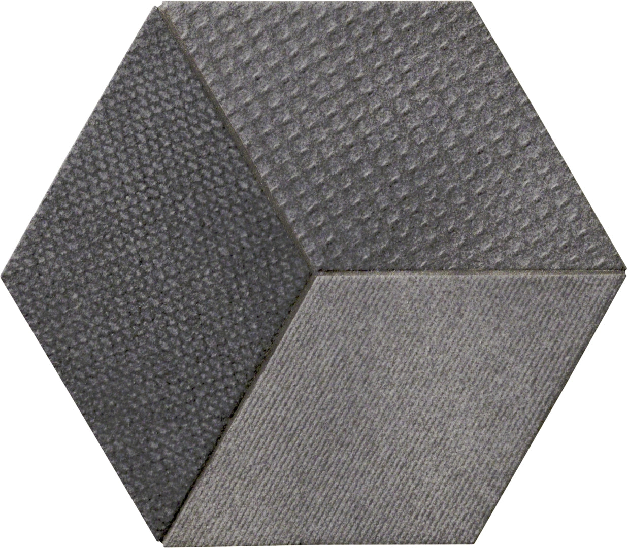Mutina, Tex - RETX05 - Black, Natural, 11.5x20cm, 10.00mm