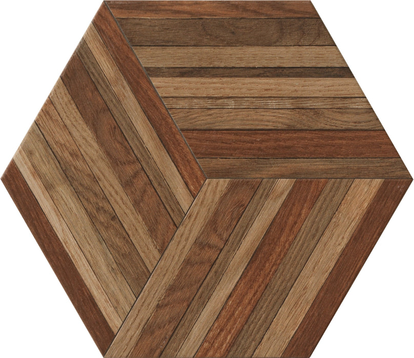 Ceramiche Settecento, Wooddesign - 146021 - Blend Cherry, Matt, 40.9x47.2cm, 10.00mm, Rett.