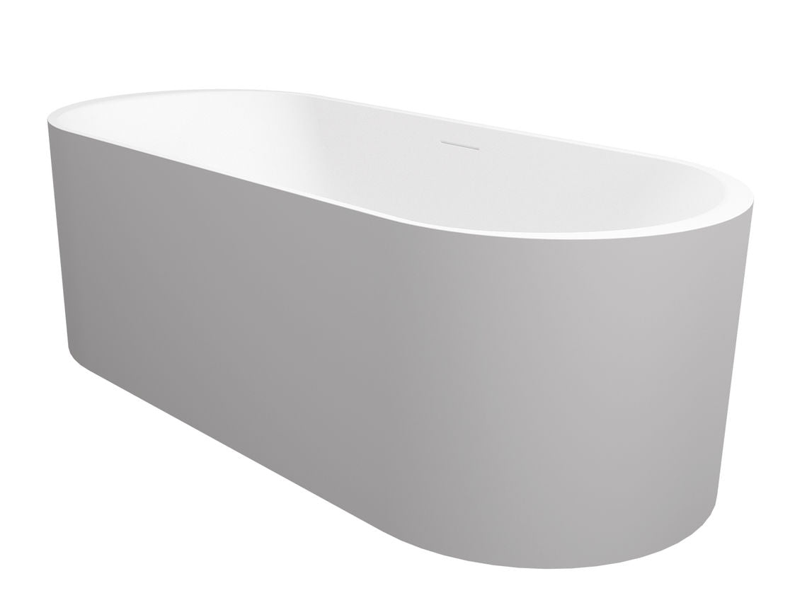 Riho Valor vrijstaand bad 170x72cm Solid Surface mat wit