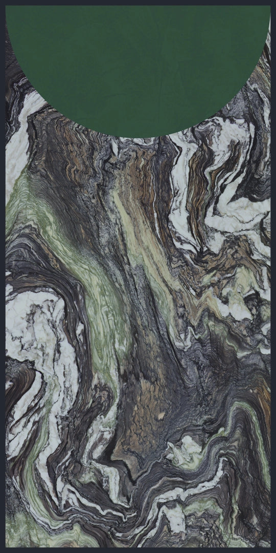 Cedit, Policroma - 764042 - Volta Cipollino-conifera, Matt, 120x240cm, 6mm, Rett.