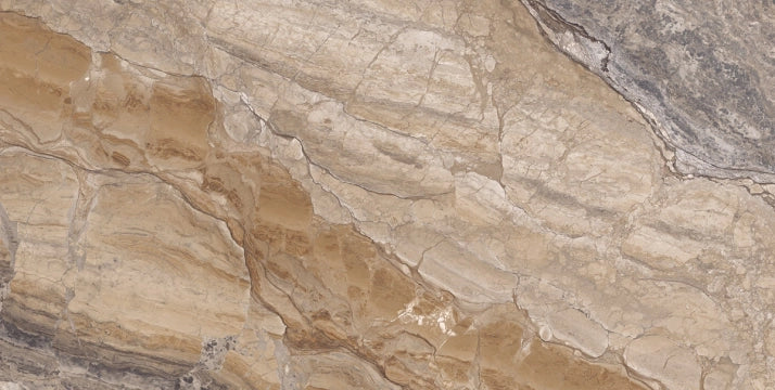 LaFaenza Ceramica, Oro - OR ILL 12 LP - Ill, Glossy, 60x120cm, 10.00mm, Rett.