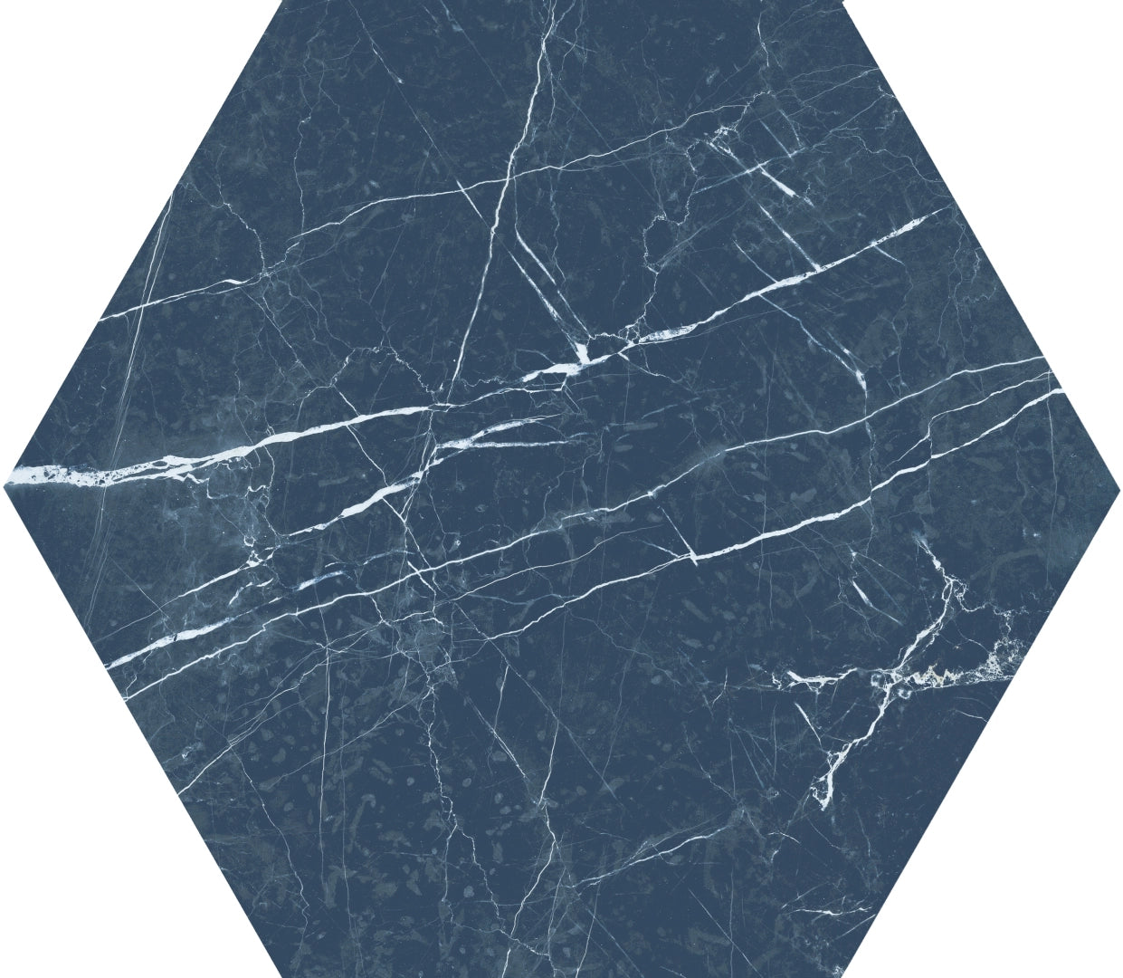 Prissmacer, Marquina/Mt. Morvedre/Mt. Paonaz - Marquina Blue, Matt, 20x24cm, 11.00mm, Rett.