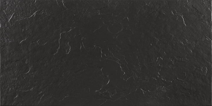 PorcelaniteDos, Vesuvio - 3006 - Negro, Natural, 50x100cm, 10.00mm, Rett.