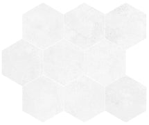 Dune Ceramica, Zement - White, Matt, 21.5x25cm, 8.00mm, Rett.