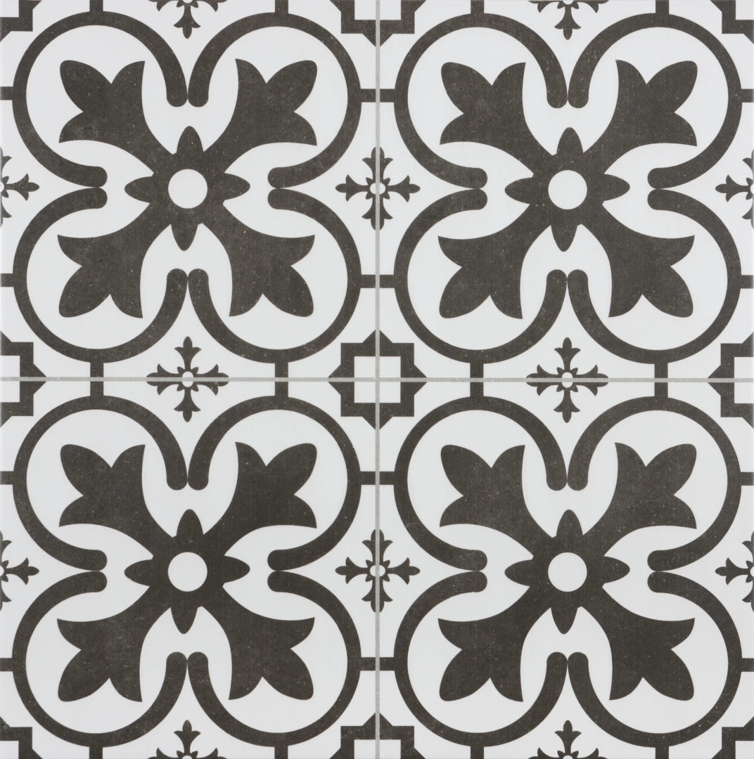 Geotiles, Boulevard - Negro, Natural, 45x45cm, 10.00mm