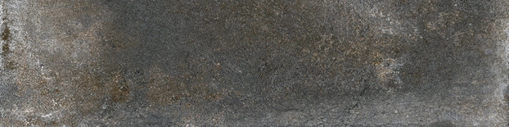 Tau Ceramica, Terracina - Black, Matt, 8.5x35.3cm, 10.00mm