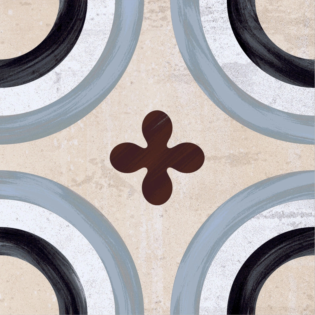 Ceramica Fioranese, Cementine 20 - IND20C1 - Cementina_1, Naturale, 20x20cm, 10.00mm, Rett.