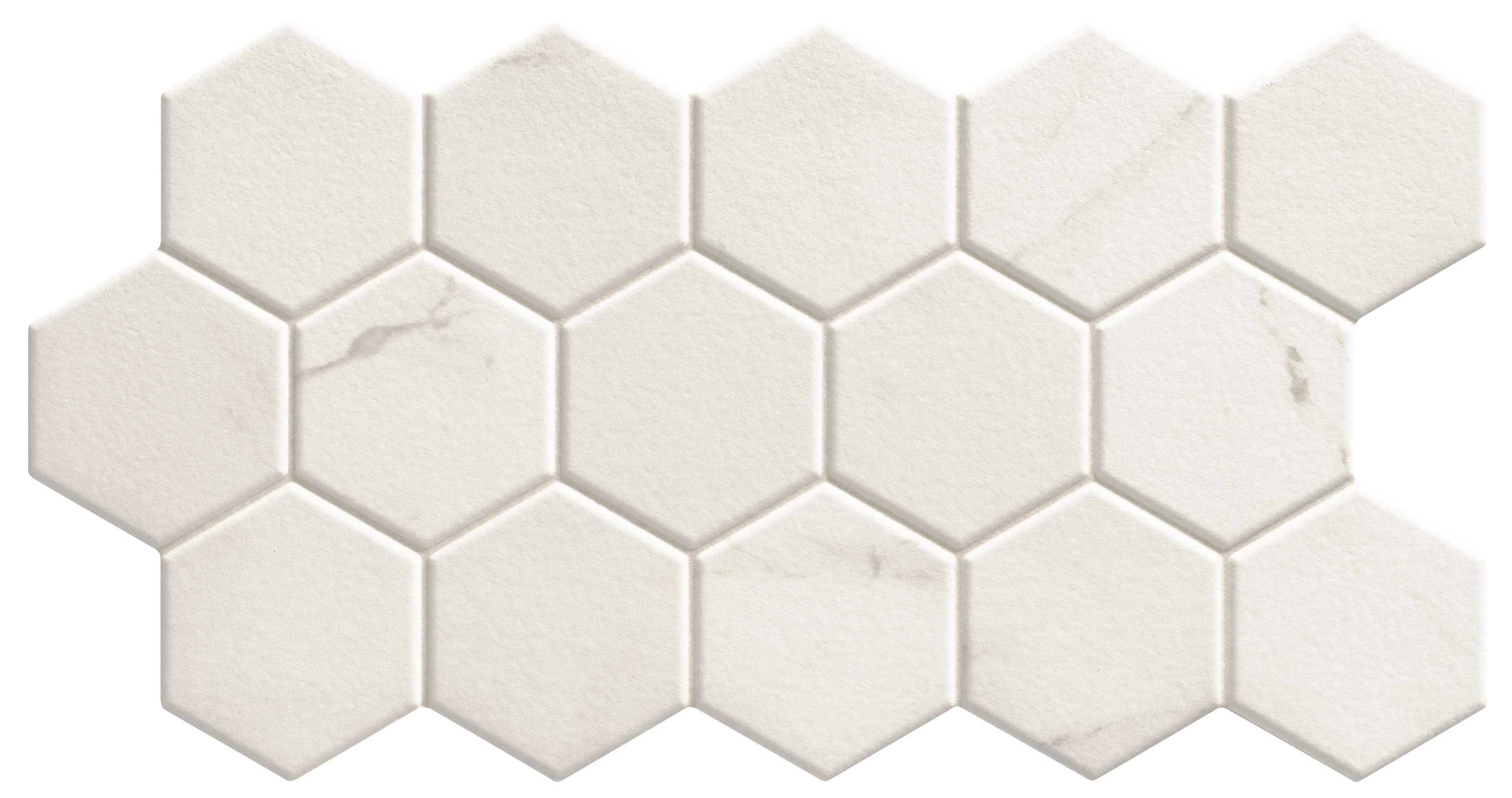 Realonda, Hex - Calacatta, Mate, 26.5x51cm, 10.00mm