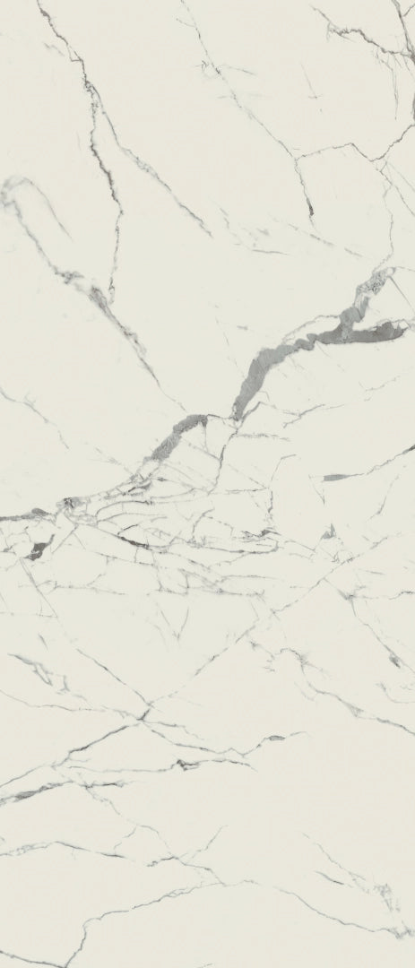 Ceramiche Caesar, Anima - AEGE - Statuario Venato, Lucidato, 120x278cm, 6.00mm, Rett.