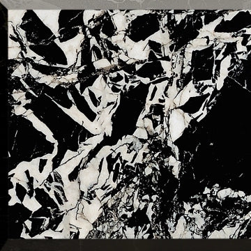 Ceramica Fioranese, Prestige - M3307LR - Black Antique Effect, Polished, 30x30cm, 10.00mm, Rett.