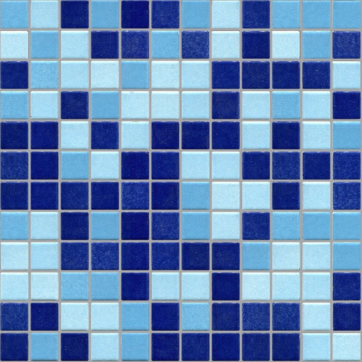 Appiani, Mix Wellness & Pool - XWEL 716 - Mix Wellness & Pool 16  Fiordaliso/Hibiscus/Agapanto, Naturale (2.5x2.5), 30x30cm, 7.20mm