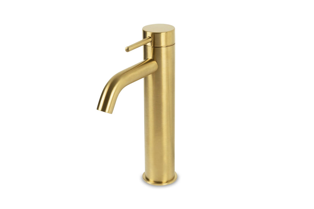 Lagoo - Garda - Wastafelmengkraan (medium)  - Geborsteld Messing PVD - G1102BB