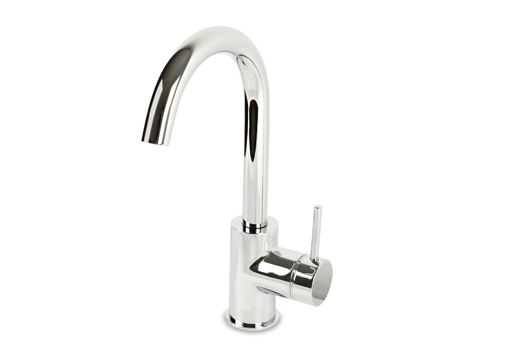 Lagoo - Garda - Wastafelmengkraan met hoge draaibare uitloop - Chroom - G1110CH