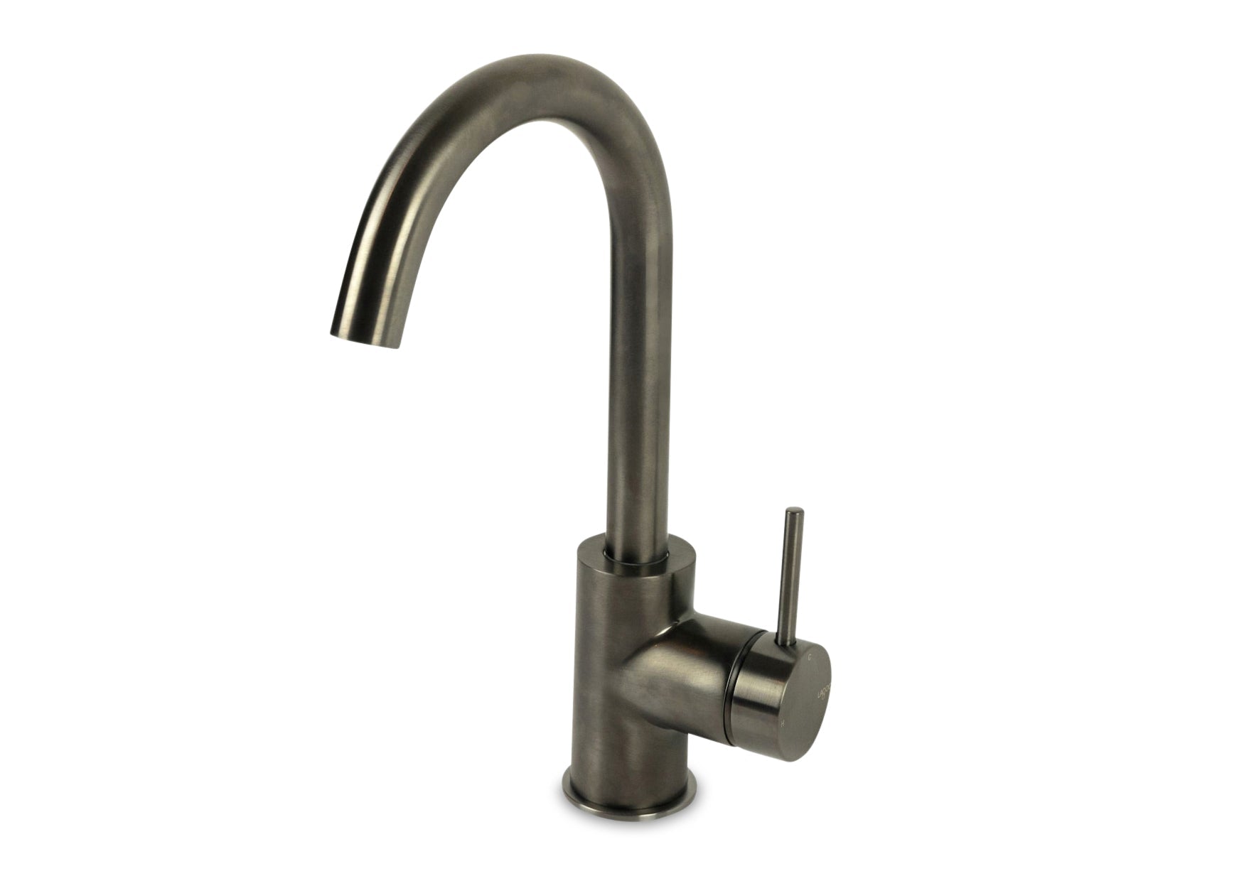Lagoo - Garda - Wastafelmengkraan met hoge draaibare uitloop - Geborsteld Gun Metal PVD - G1110GM