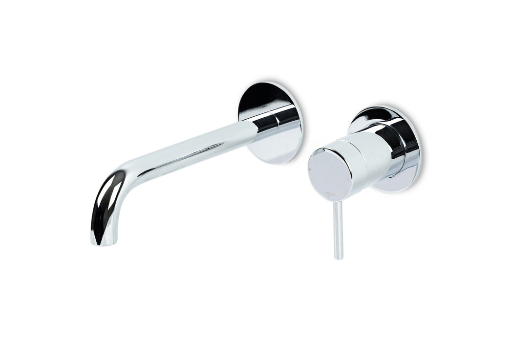 Lagoo - Garda - Inbouw wastafelmengkraan (afbouwdeel) met uitloop (19 cm)  - Chroom - G1200-19CH