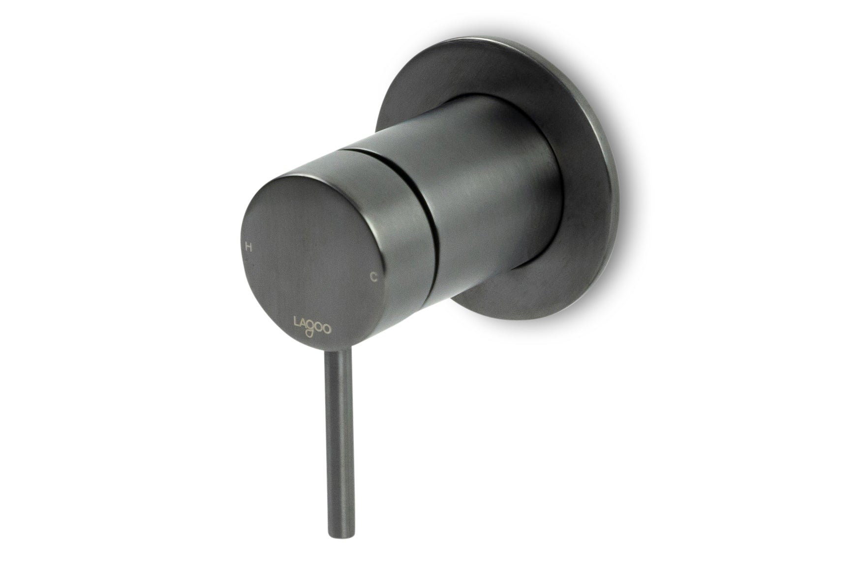 Lagoo - Garda - Inbouw douchemengkraan (afbouwdeel) - Geborsteld Gun Metal PVD - G2210GM