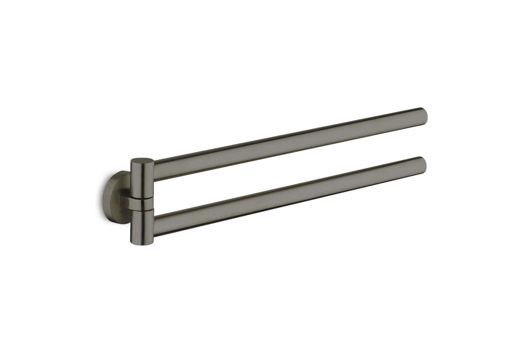 Lagoo - Garda - Draaibare handdoekhouder - Geborsteld Gun Metal PVD - G6106GM