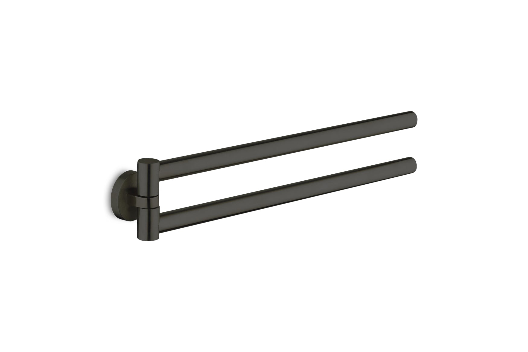 Lagoo - Garda - Draaibare handdoekhouder - Mat Zwart - G6106MB