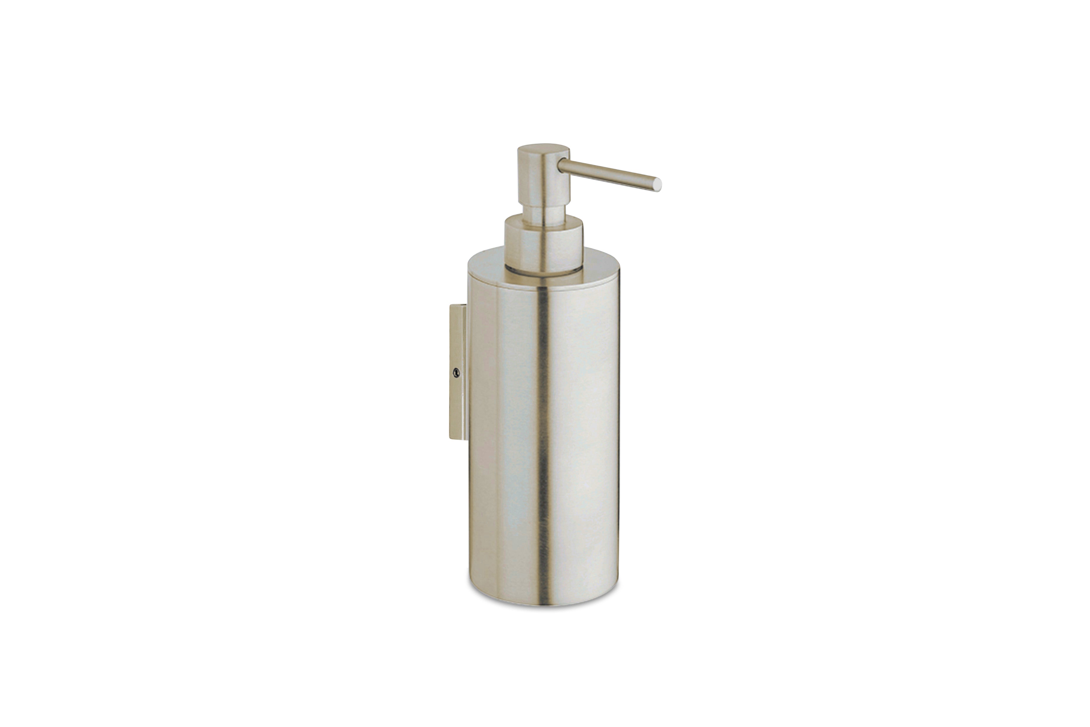 Lagoo - Garda - Zeepdispenser (wandmontage) - Geborsteld Nikkel - G6108BN