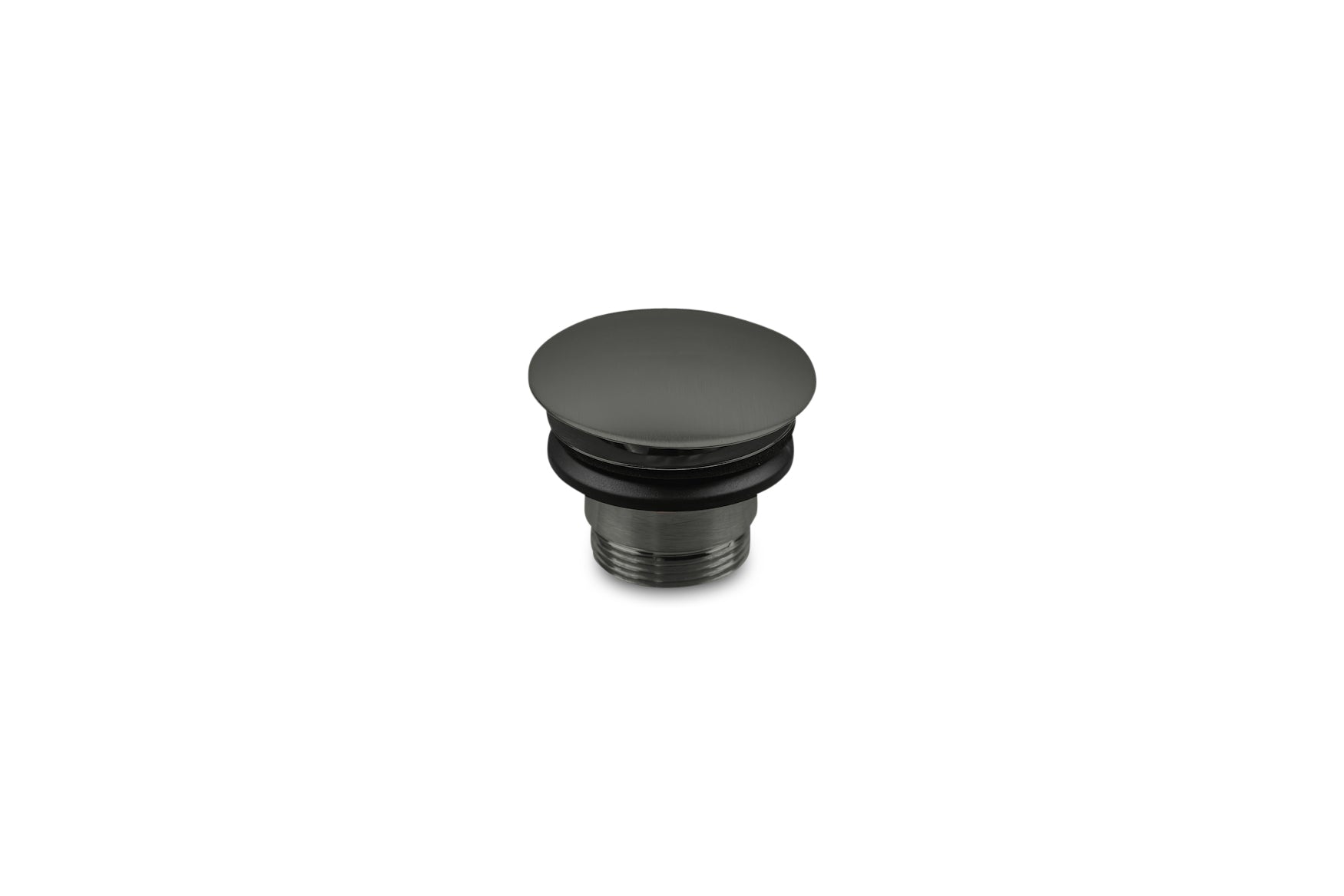 Lagoo - Garda - Clickplug met schroef - Geborsteld Gun Metal PVD - G6117GM