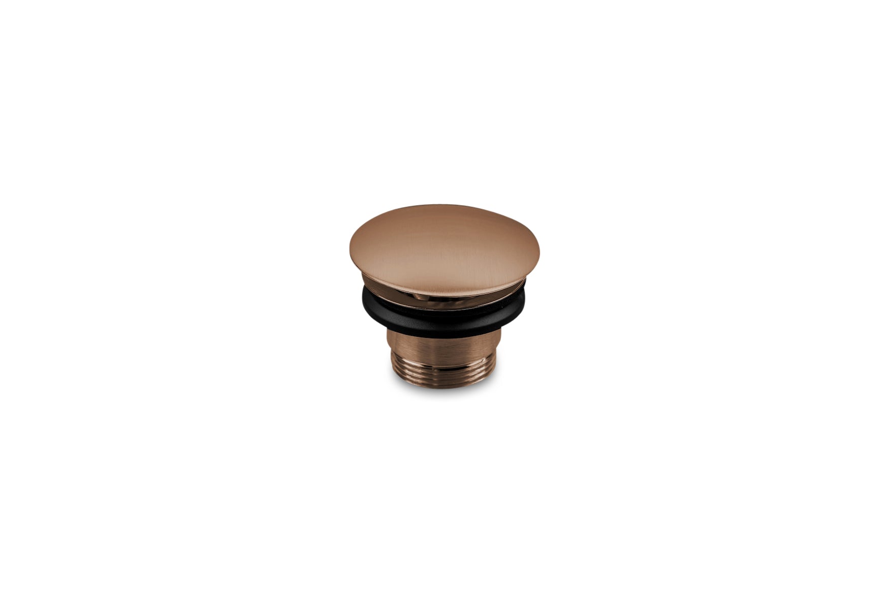 Lagoo - Garda - Always open plug met schroef - Geborsteld Koper PVD - G6118BK