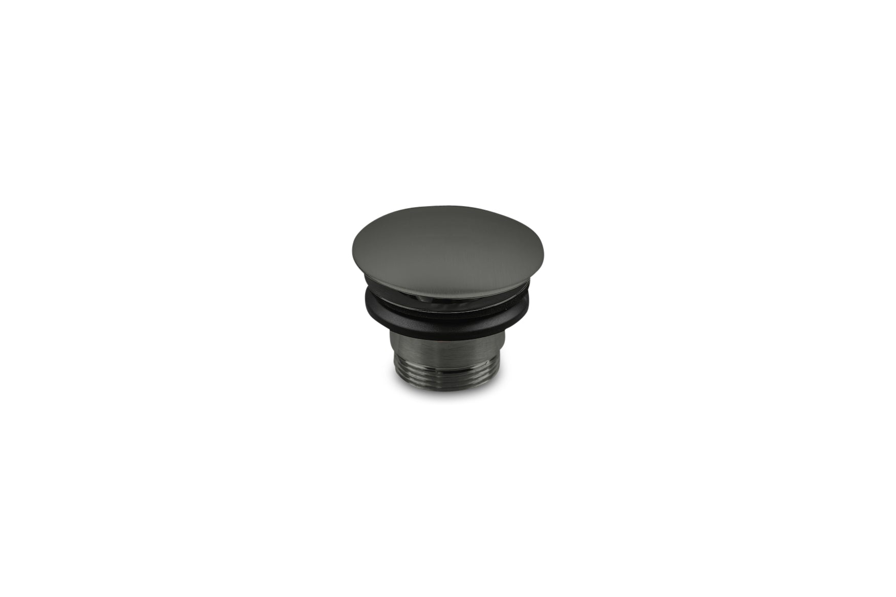 Lagoo - Garda - Always open plug met schroef - Geborsteld Gun Metal PVD - G6118GM