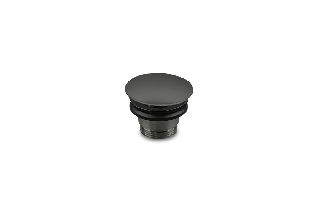 Lagoo - Garda - Always open plug met schroef - Geborsteld Gun Metal PVD - G6118GM