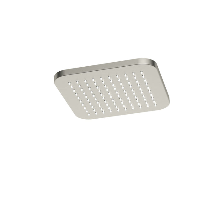 Hotbath Gal GL100 hoofddouche vierkant 22cm - Geborsteld Nikkel