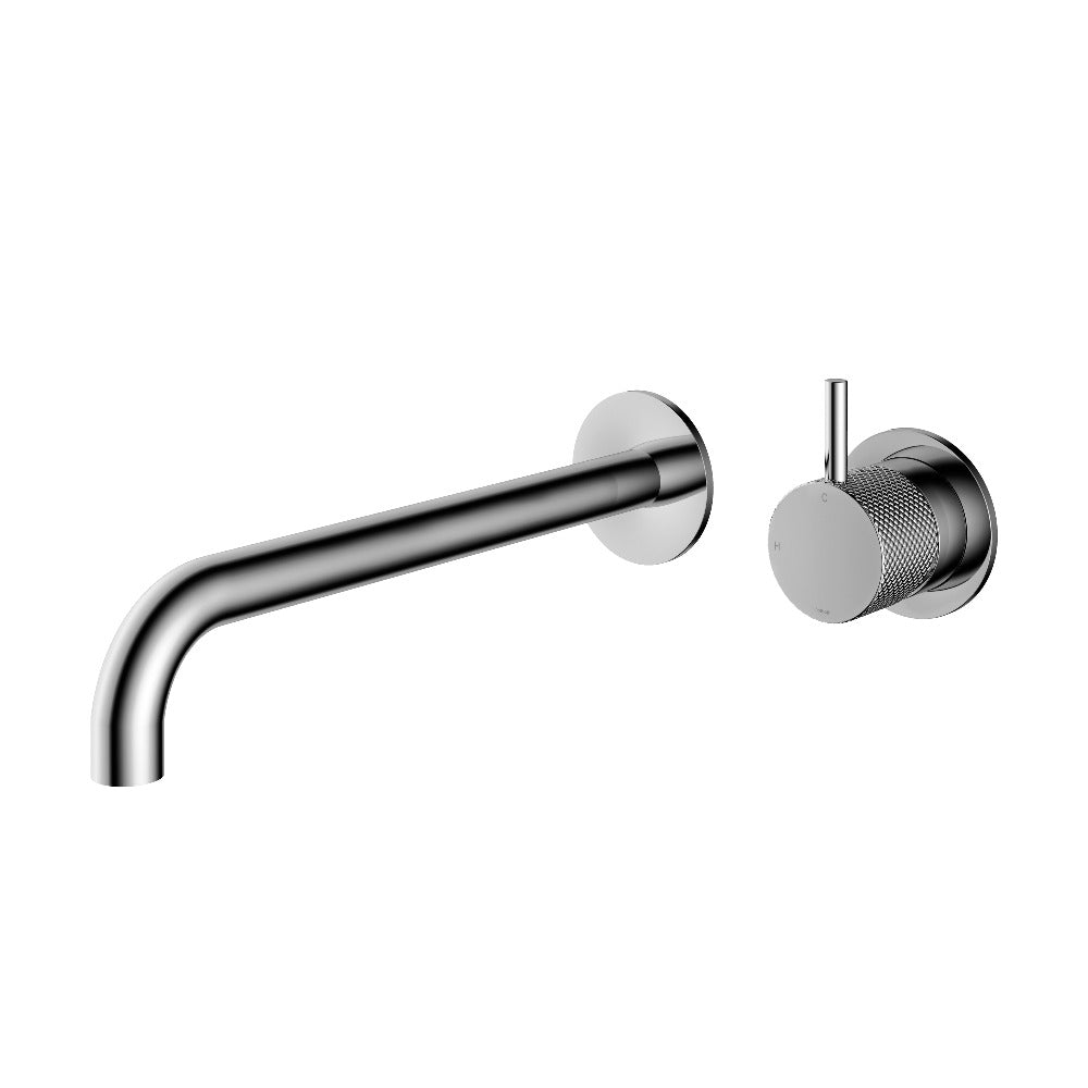 Hotbath Cobber X CX105EXT25 afbouwdeel voor inbouw wastafelkraan - uitloop 25cm - Geborsteld Koper PVD