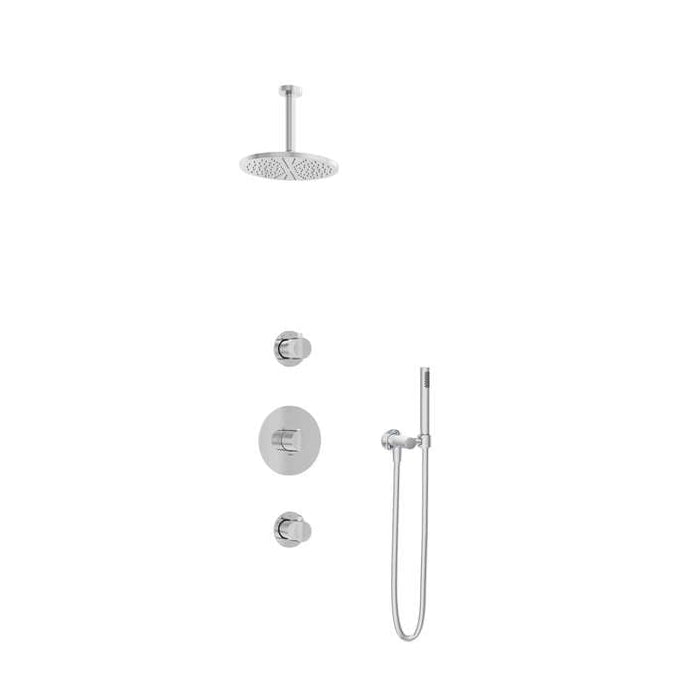 Hotbath IBS1 Buddy inbouw doucheset - staafhanddouche - 20cm hoofddouche - plafondbuis 15cm - zonder glijstang - Chroom