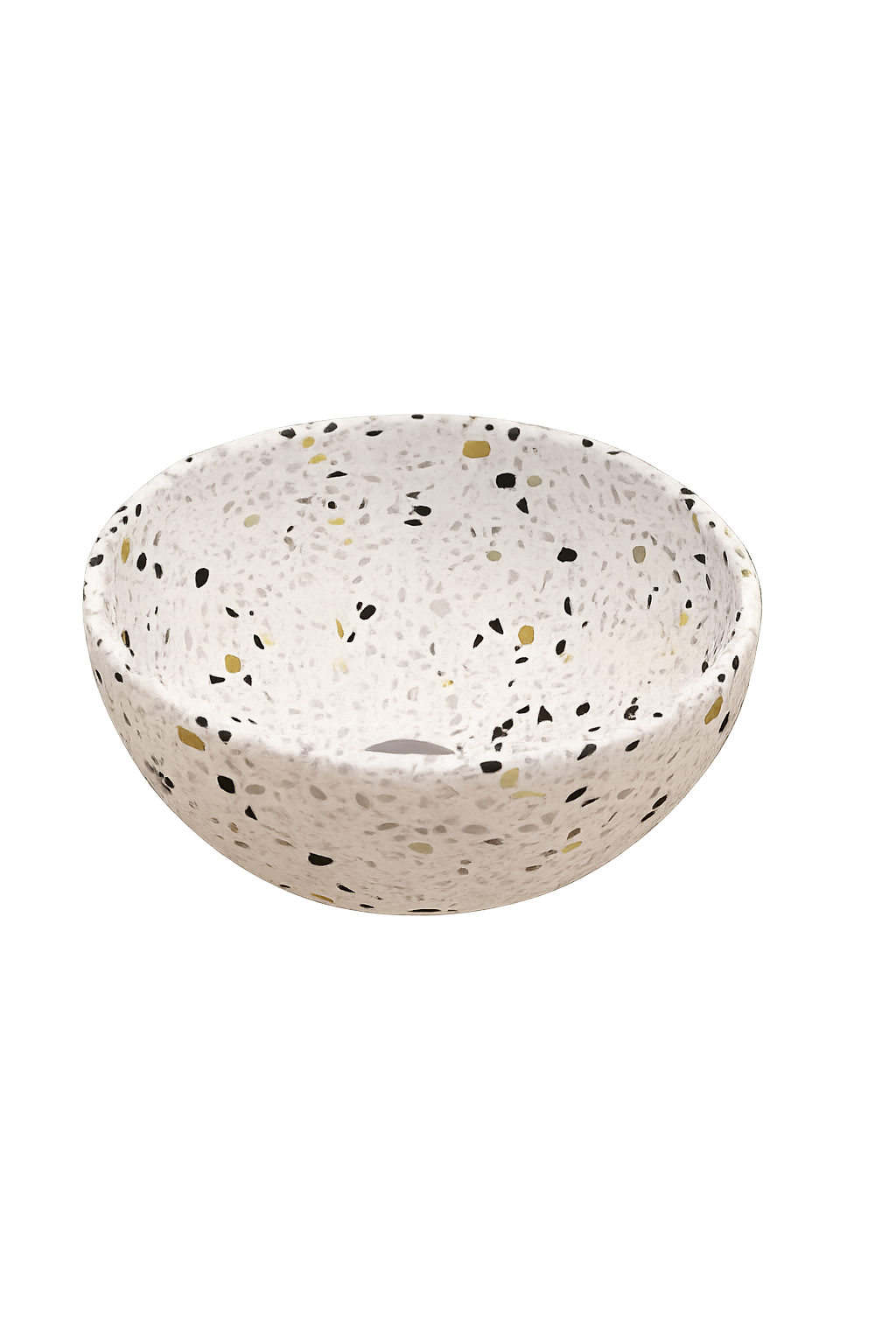 Ink Convex 24 opbouw fonteinkom rond 24cm composiet - Mat Multi Terrazzo