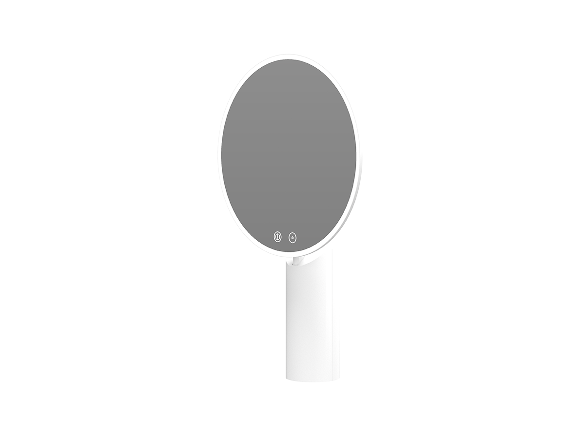 Ink make-up spiegel 3-standen LED - 3x vergrotend - mat wit