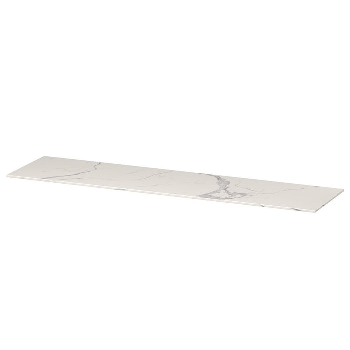 Ink Afdekplaat van keramische slab zonder uitsparing - Statuario glans - 60-180x45x1cm