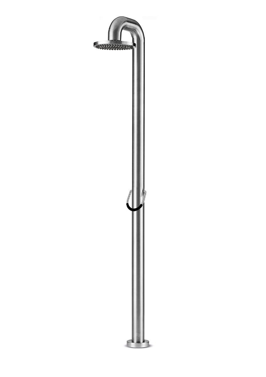 JEE-O Fatline Vrijstaande douche met éénngreepsmengkraan geborsteld rvs - 200-6100