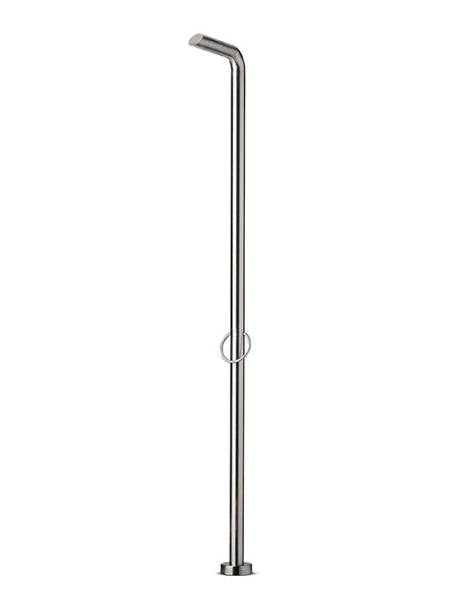JEE-O Pure Vrijstaande douche met éénngreepsmengkraan geborsteld rvs - 300-6100