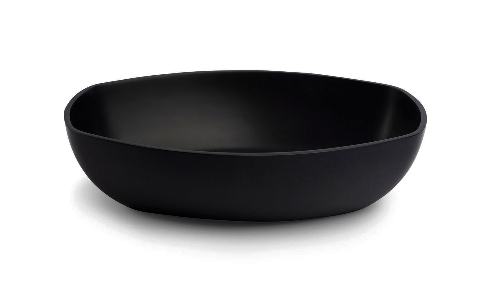 Luca sanitair opzetwastafel ovaal 48x32,5cm solid surface - Mat Antraciet - LUVA1307A