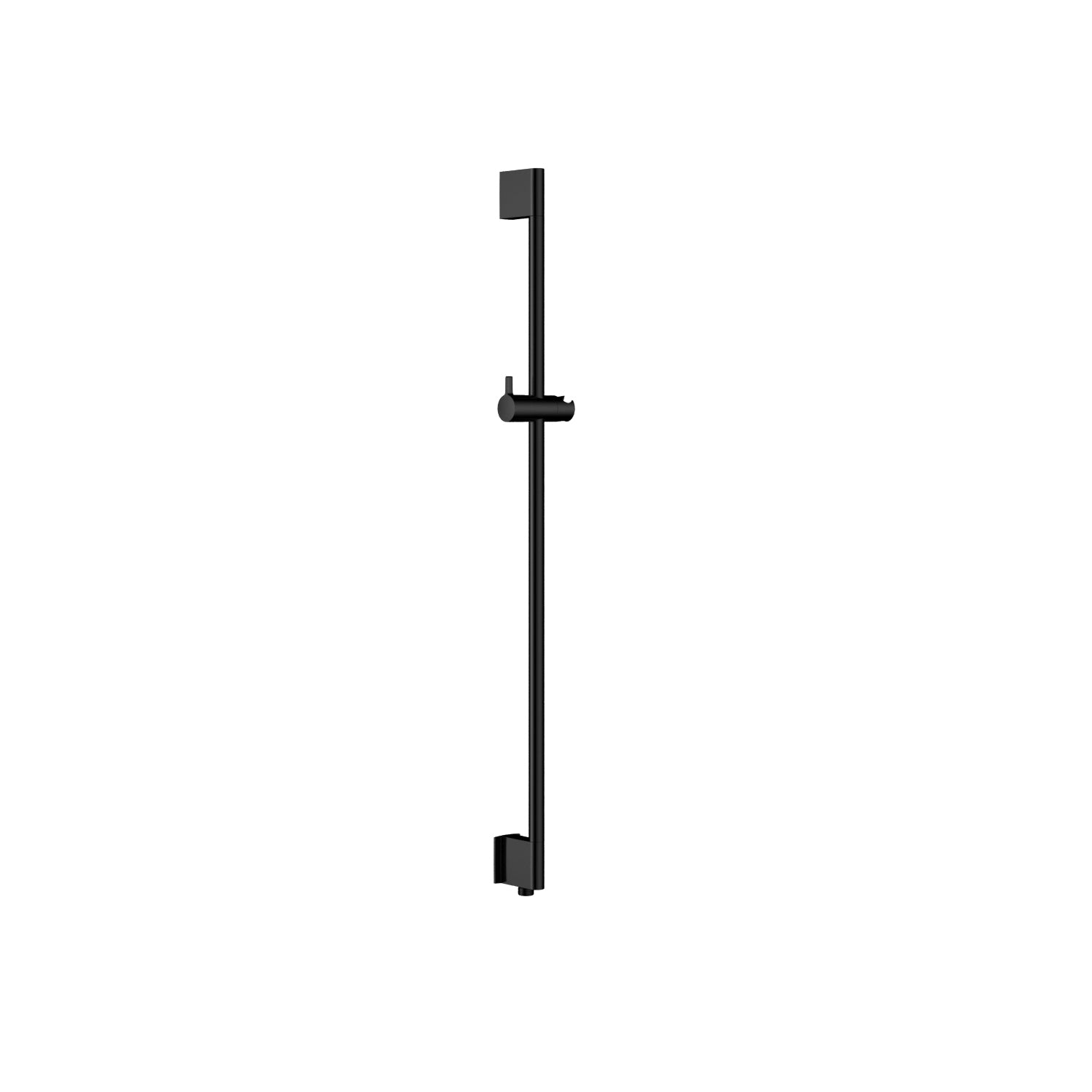 Hotbath Mate M305 glijstang 90cm ABS kunststof met geïntegreerde uitlaat - Gepolijst Zwart PVD