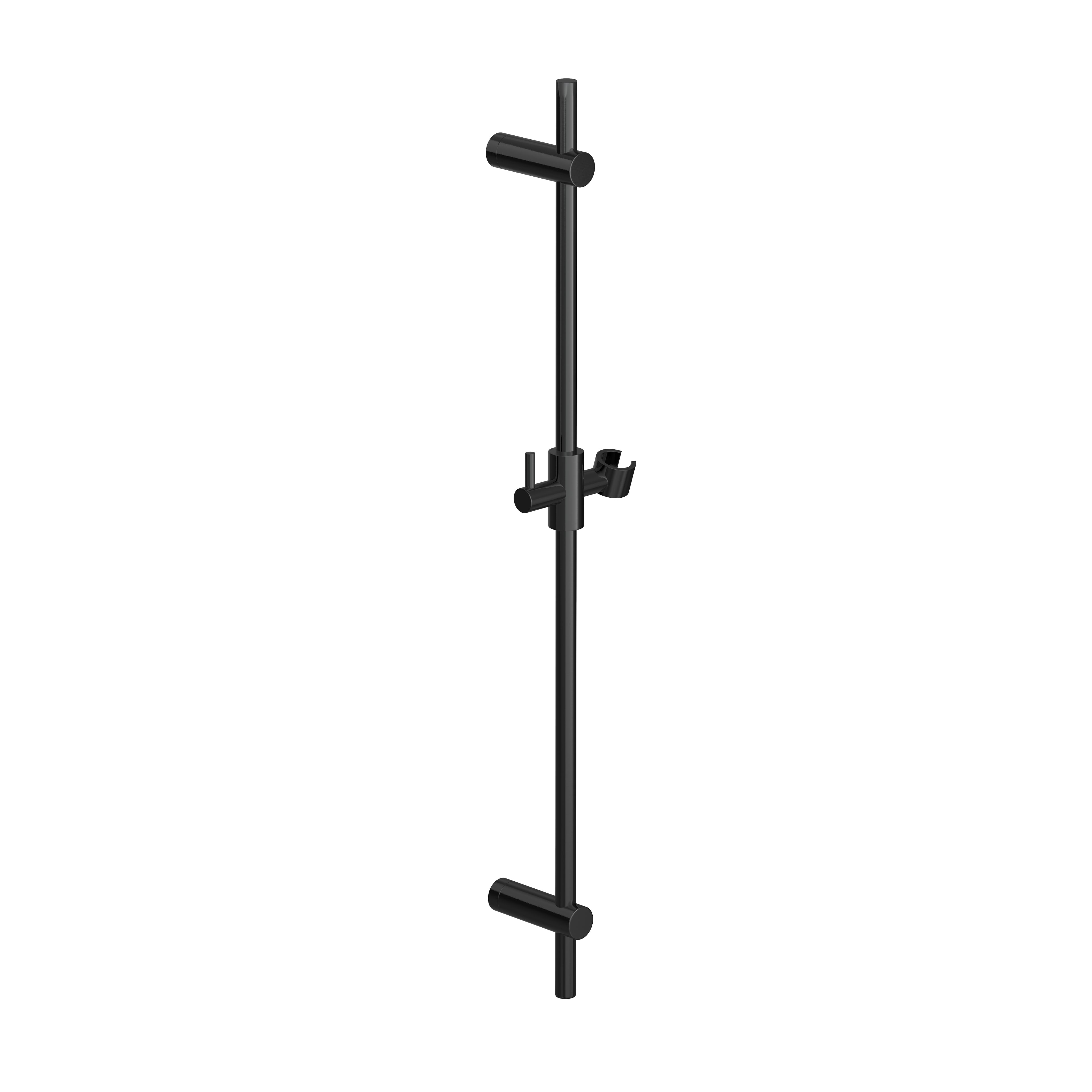 Hotbath Cobber M311 glijstang 90cm - Gepolijst Zwart PVD