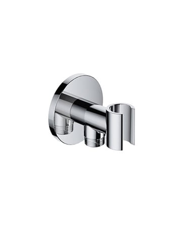 Hotbath Cobber M515 wandsteun + uitlaat - Geborsteld Nikkel