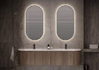 Martens Design Miramar spiegel 45x90cm - LED verlichting rondom - MIR450