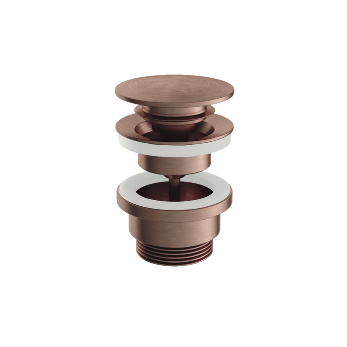 Hotbath Archie AR710 klikplug rond RVS 316 - Geborsteld Koper PVD