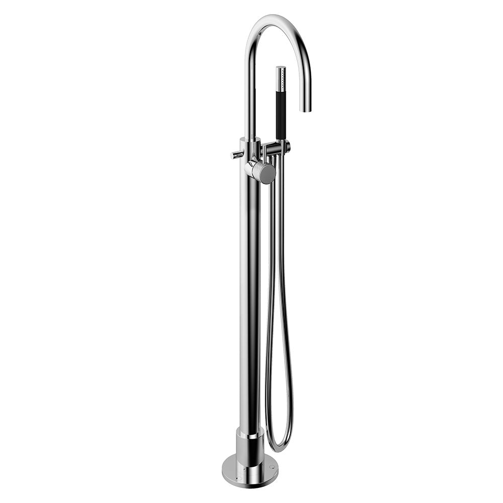 Hotbath Cobber X CX177EXT afbouwdeel voor vrijstaande badkraan - Chroom