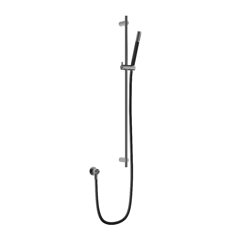 Hotbath Archie AR318 glijstang 90cm met handdouche en doucheslang  RVS 316 - Geborsteld Gunmetal PVD