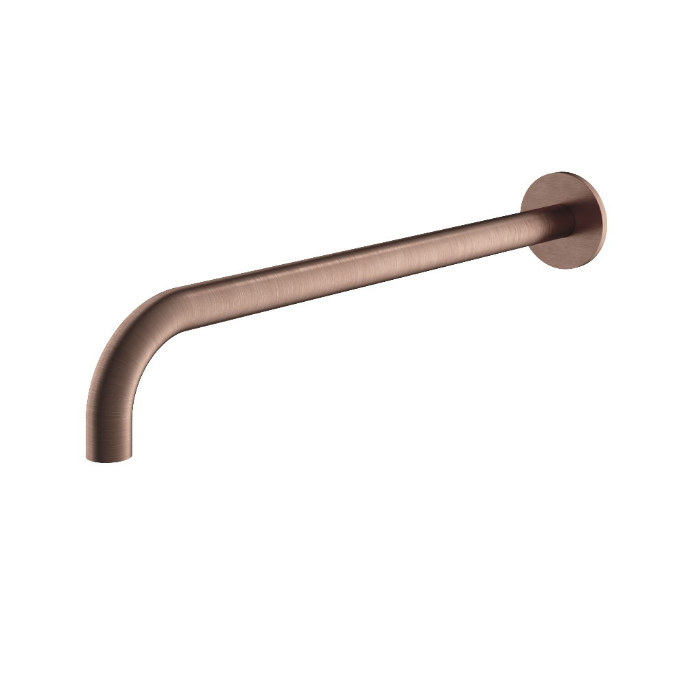 Hotbath Archie AR450 wandarm rond 40cm RVS 316 - Geborsteld Koper PVD