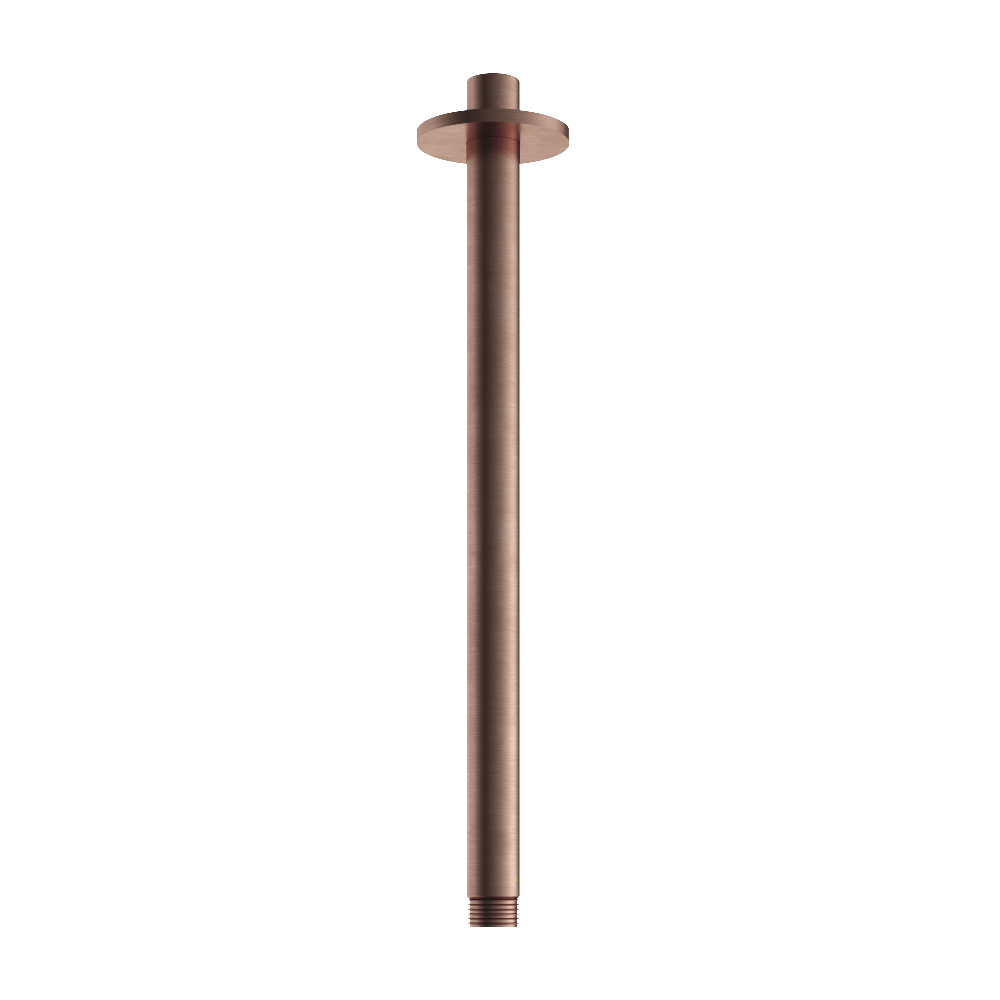 Hotbath Archie AR453 plafondbuis rond 30cm RVS 316 - Geborsteld Koper PVD