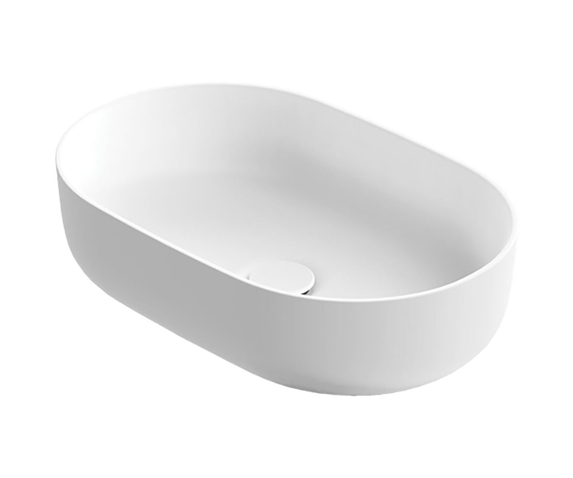 Xenz Neo-O solid surface waskom 56x36x14 mat wit -  8522